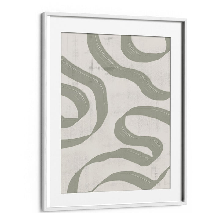 GREEN SAGE WAVES NO. 1 , ABSTRACT PAINTINGS