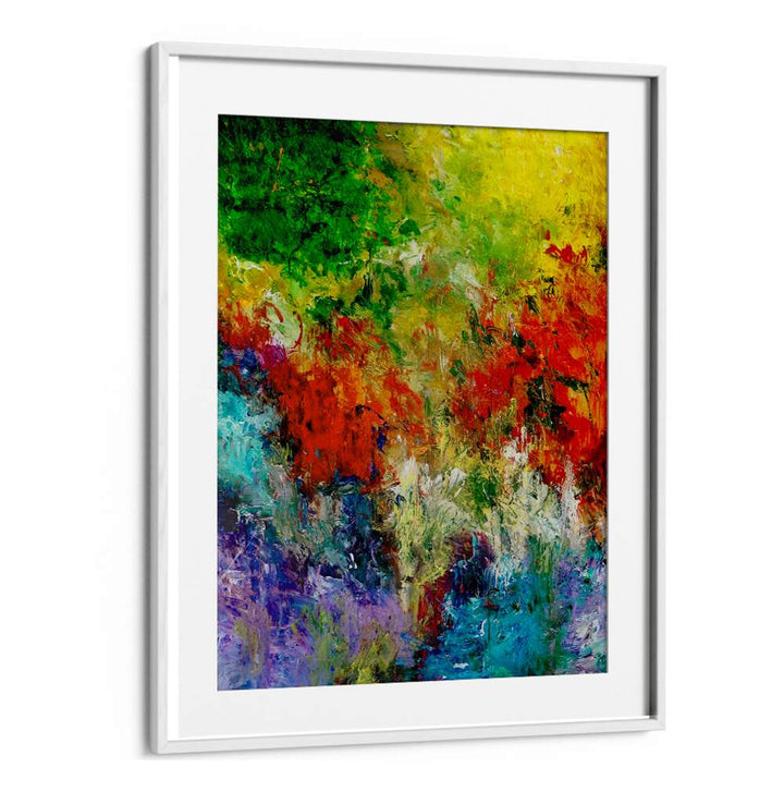 Vibrant ABSTRACTION DESIGN XII, ABSTRACT PAINTINGS adds a modern touch to your space with expressive colors and creativity.