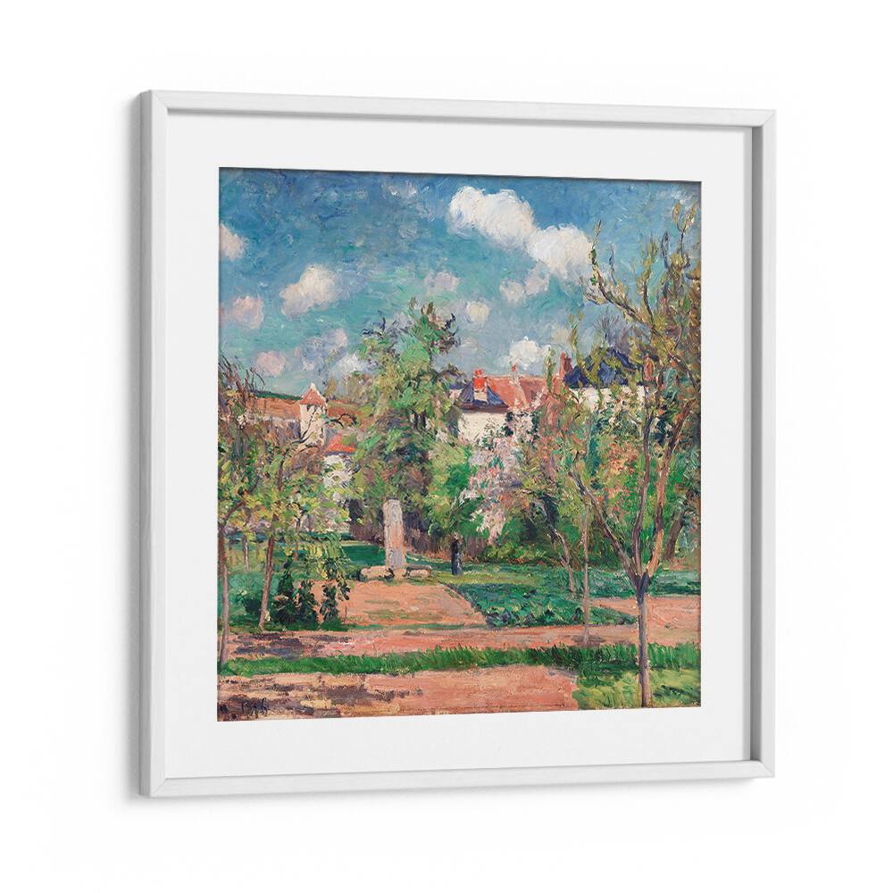 THE GARDEN IN THE SUN, PONTOISE (1876) , VINTAGE PAINTINGS