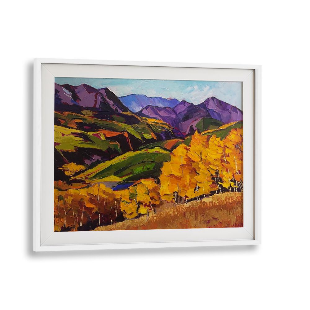 COTTON WOODS , LANDSCAPE PAINTINGS