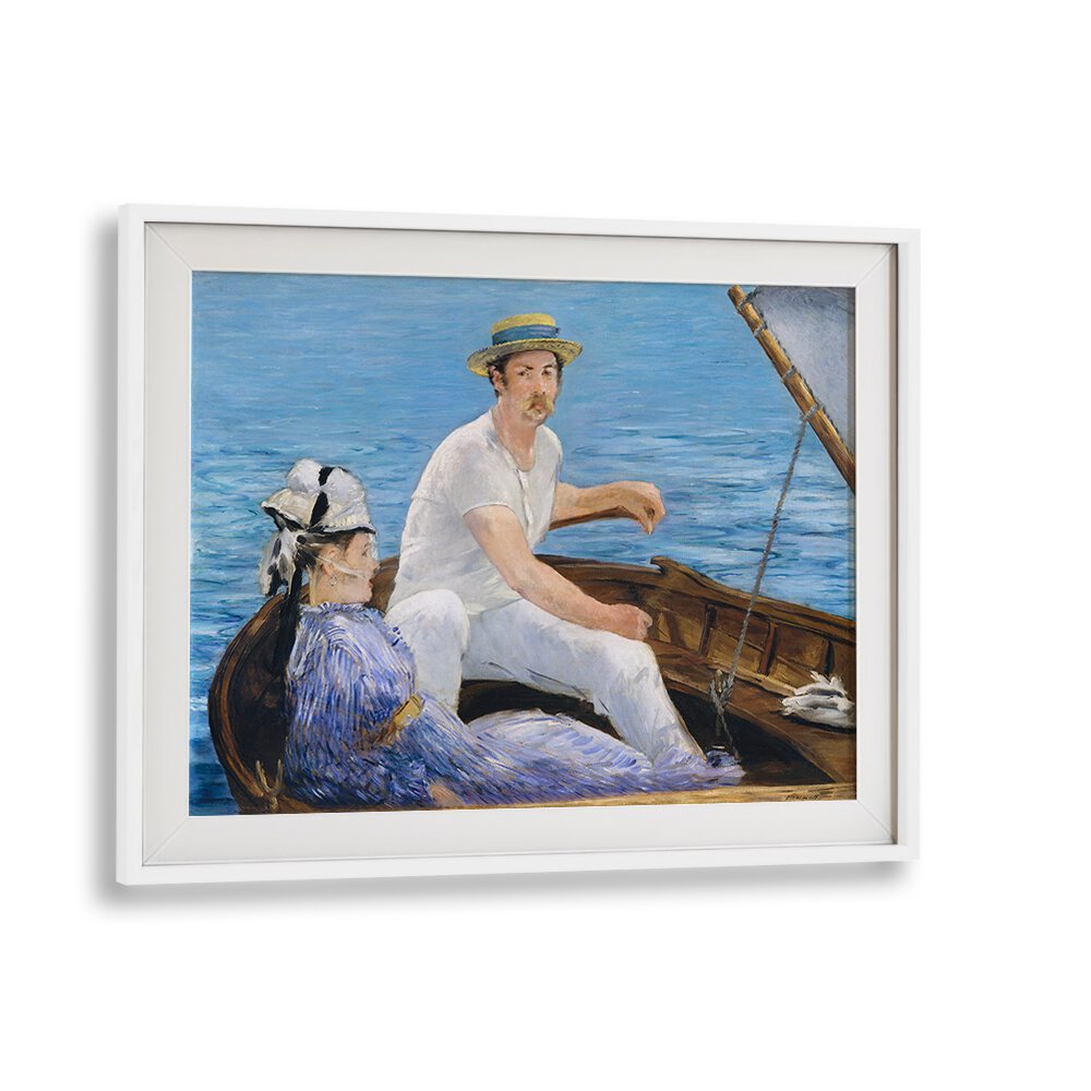 BOATING (1874) BY EDOUARD MANET , VINTAGE PAINTINGS