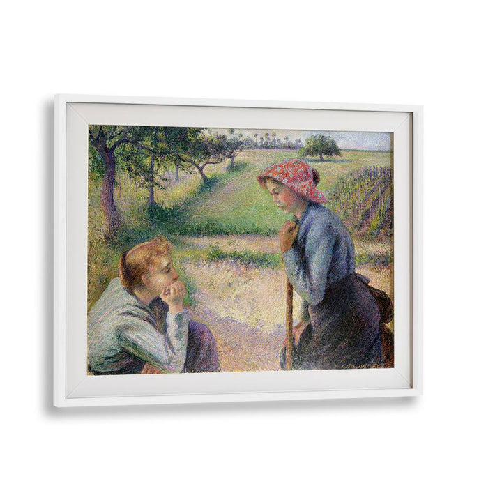 TWO YOUNG PEASANT WOMEN (1891–92), VINTAGE PAINTINGS