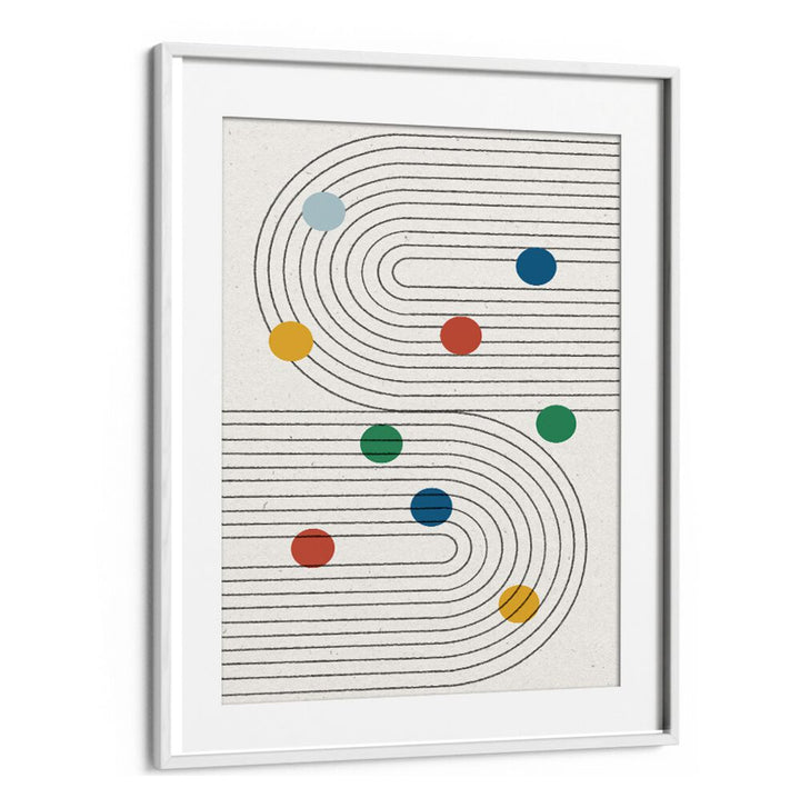 RETRO DOTS BALANCE , ABSTRACT PAINTINGS