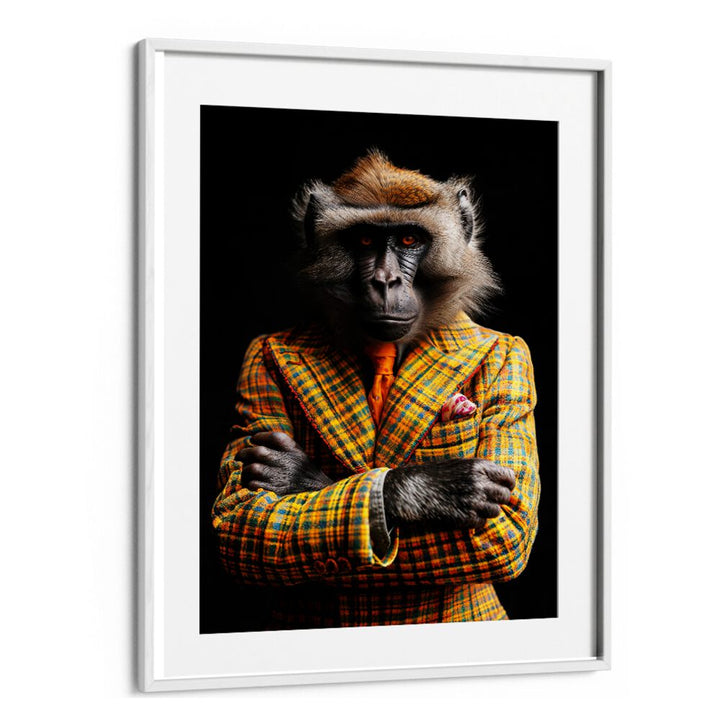 WILD SUITS - BABOON MONKEY , ANIMAL PAINTINGS