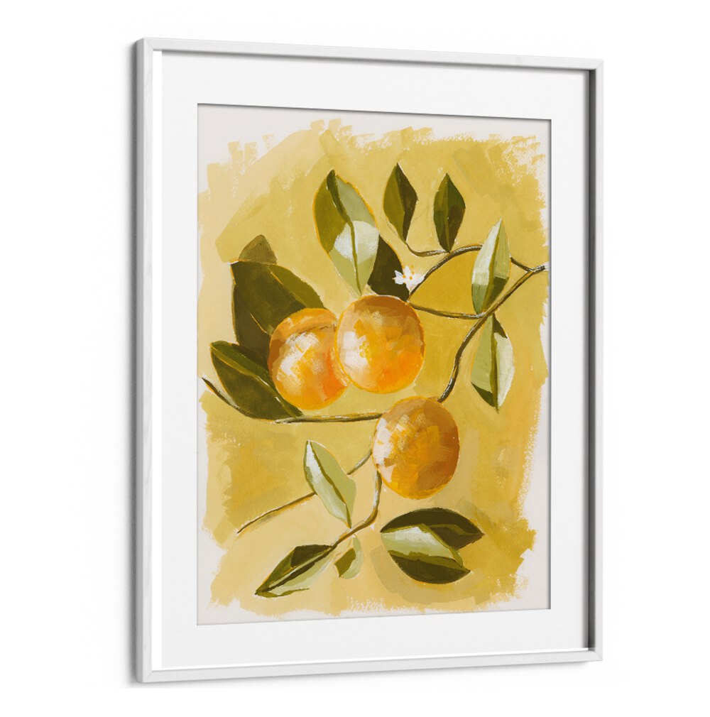Vibrant ORANGE TREE artwork, perfect for enhancing your home with a touch of sunny orchard charm.