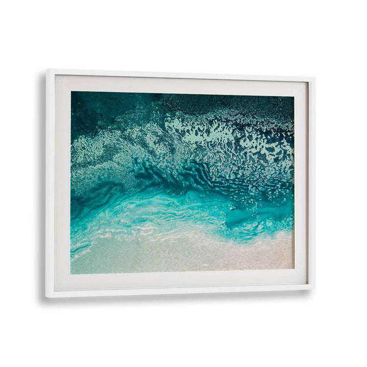 Vibrant BLUE AQUA FLOATING, ABSTRACT PAINTINGS enhance any space with fluid designs and modern artistry.
