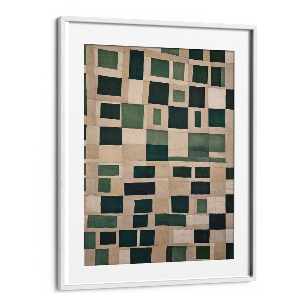 PAPER CUT NO.6, ABSTRACT PAINTINGS showcases a unique geometric design, perfect for modern interiors.
