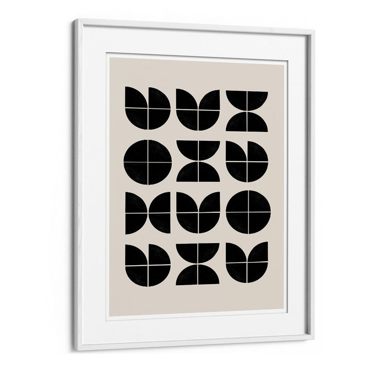 BLACK GEOMETRIC PATTERNS II BY THE MIUUS STUDIO , ABSTRACT PAINTINGS, ABSTRACT ART PRINTS