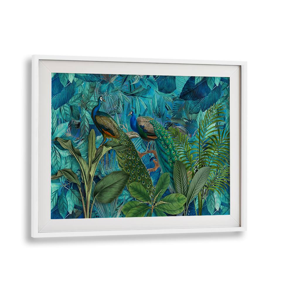 JUNGLE BIRDS GARDEN I BY ANDREA HAASE , WILDLIFE POSTERS, WILDLIFE PAINTINGS