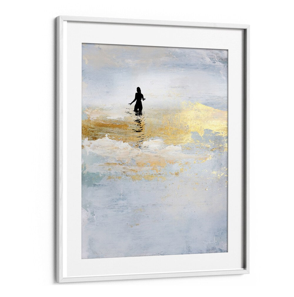 Vibrant SUN DIP, ABSTRACT PAINTINGS capturing serene beauty, perfect for transforming your living space with warmth.