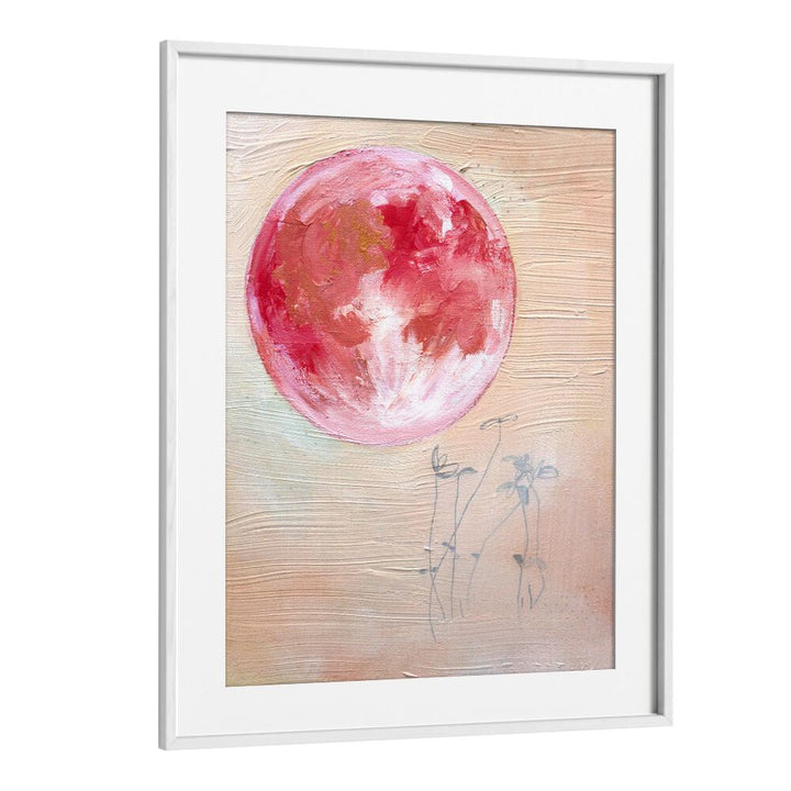 PINK MOON SMALL , LANDSCAPE PAINTINGS
