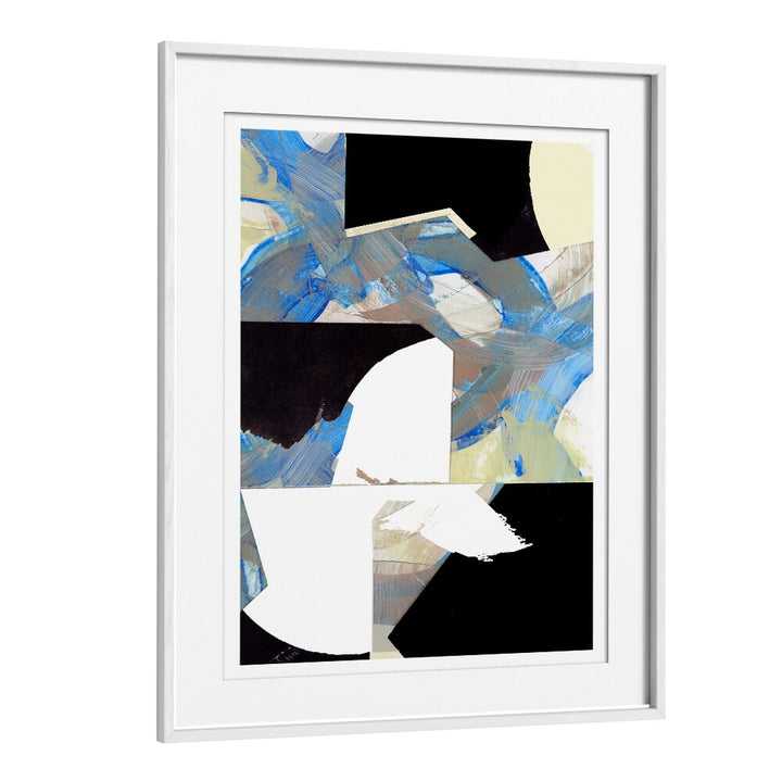 Sophisticated BLUE NEUTRAL BEIGE III, ABSTRACT PAINTINGS, blending soothing tones for modern decor elegance.