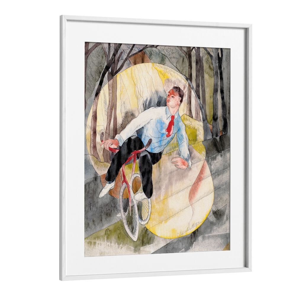 IN VAUDEVILLE, THE BICYCLE RIDER (1919)  , VINTAGE PAINTINGS