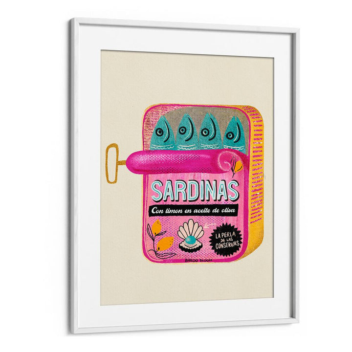 SARDINES TIN CAN BY BAROO BLOOM , WALL ART PRINTS