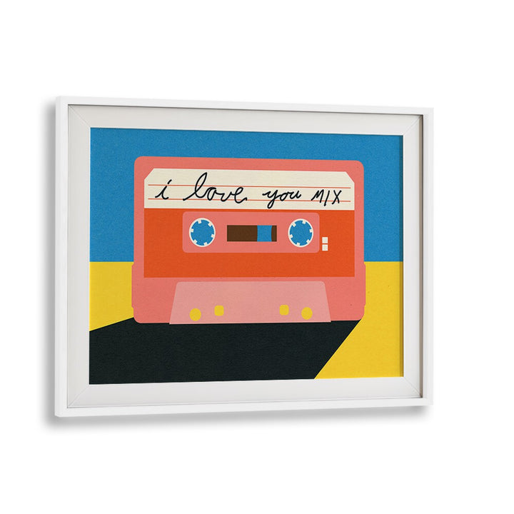 Colorful I LOVE YOU MIXTAPE, MOVIE POSTERS featuring a vibrant cassette design, perfect for expressing love.