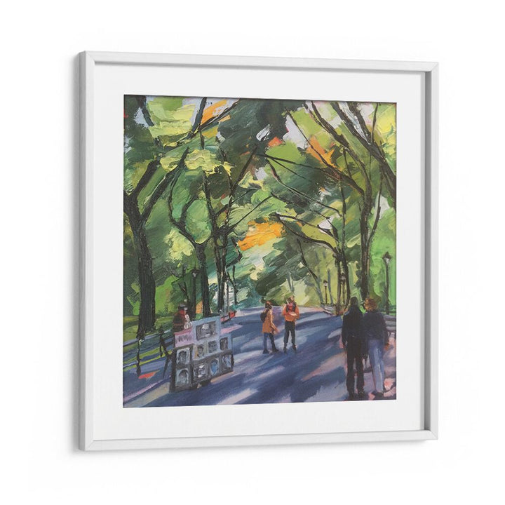 CENTRAL PARK COUPLE , LANDSCAPE PAINTINGS