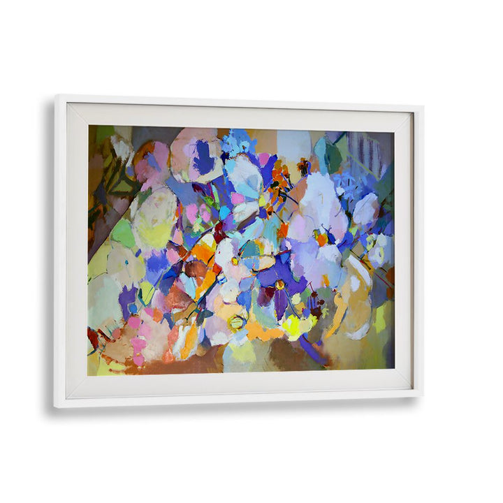 Vibrant SUMMER FLOWERS, ABSTRACT PAINTINGS bringing the essence of summer into your home decor with blooming florals.