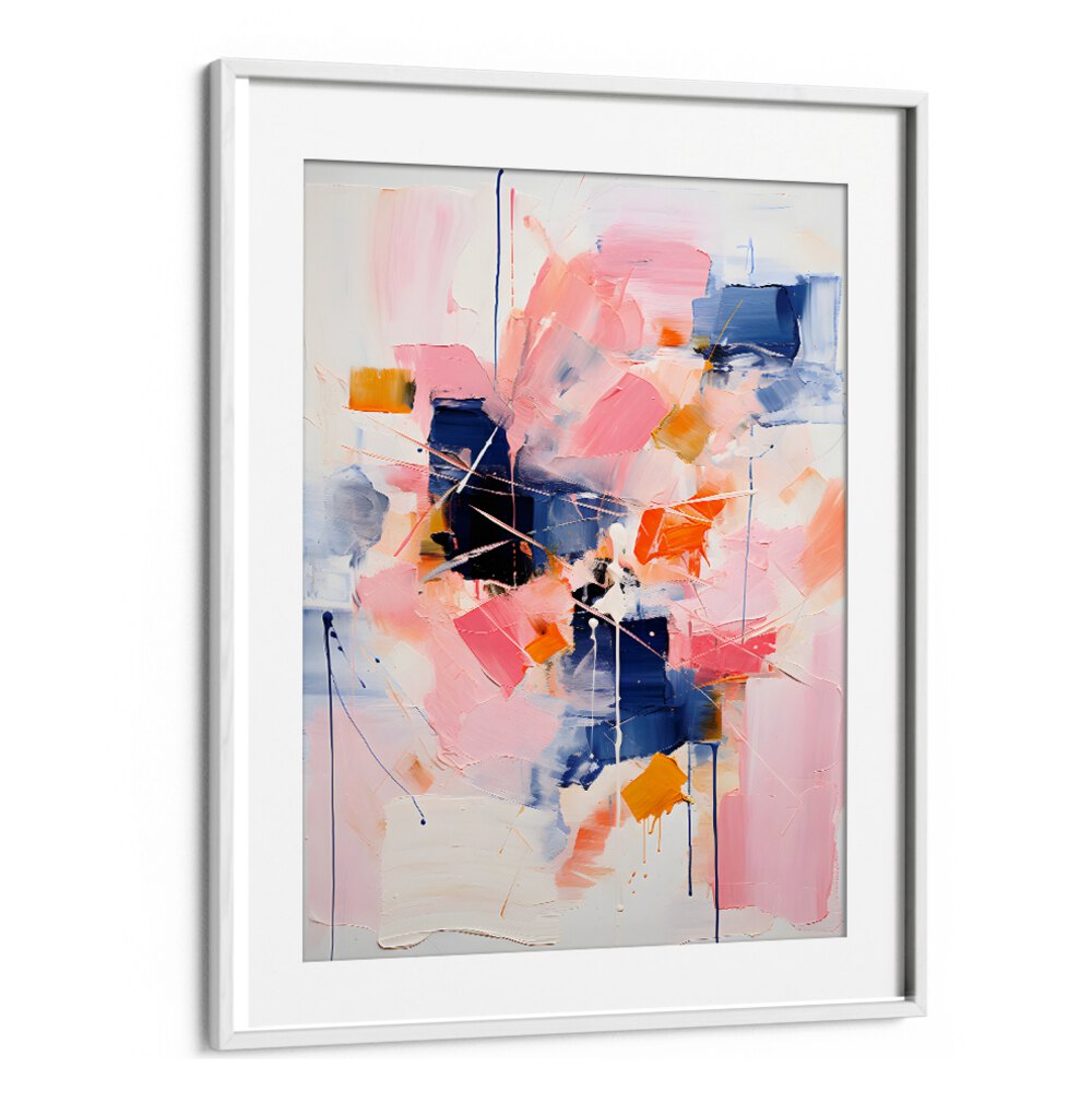 BLUSH INDIGO ABSTRACT PRINT THIRD 4X