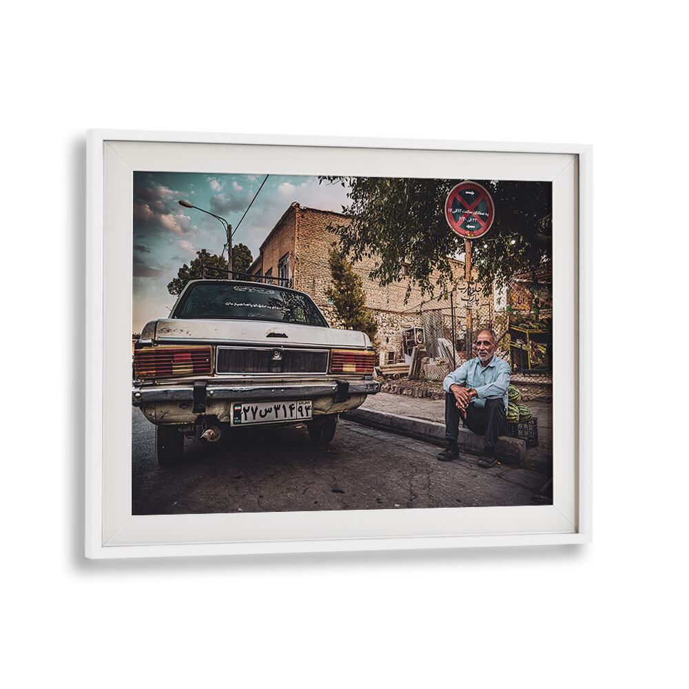 Capturing daily life, this piece from STREETS OF SHIRAZ, PHOTOGRAPHY PRINTS showcases vibrant street scenes in Iran.