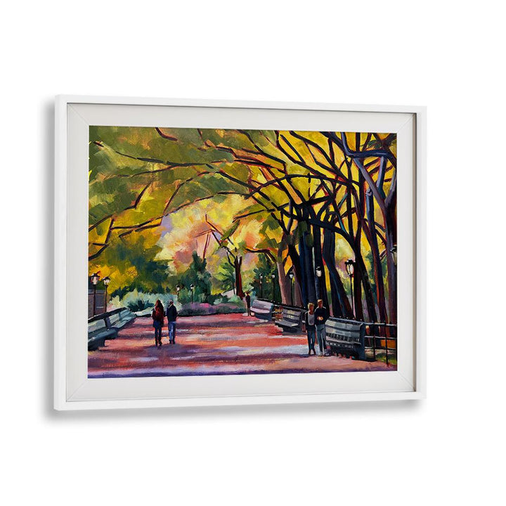 MALL AT CENTRAL PARK , LANDSCAPE PAINTINGS