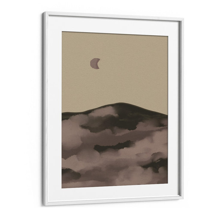 Elegant NIGHT, LANDSCAPE PAINTINGS featuring serene hues and a calming moonlit sky, perfect for tranquil evenings.