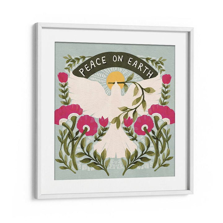 Artisan-crafted poster featuring "PEACE ON EARTH, QUOTES" to enhance tranquility in your living space.