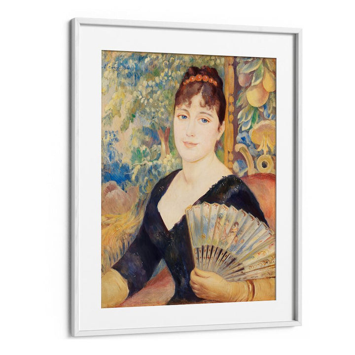 WOMAN WITH FAN : FEMME À L'ÉVENTAIL (1886) , VINTAGE PAINTINGS