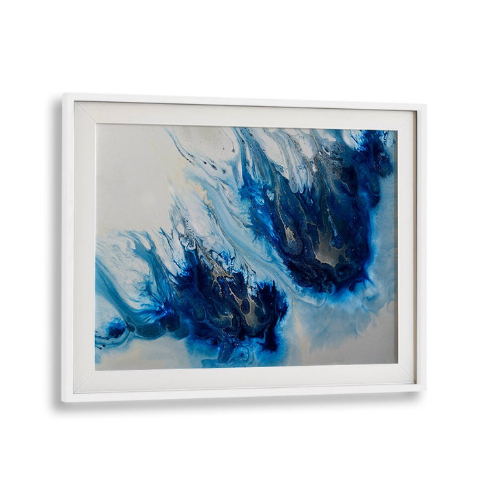 Stunning blue and gold hues in the POPULAR - VIBRANCE, ABSTRACT PAINTINGS collection to elevate your space.