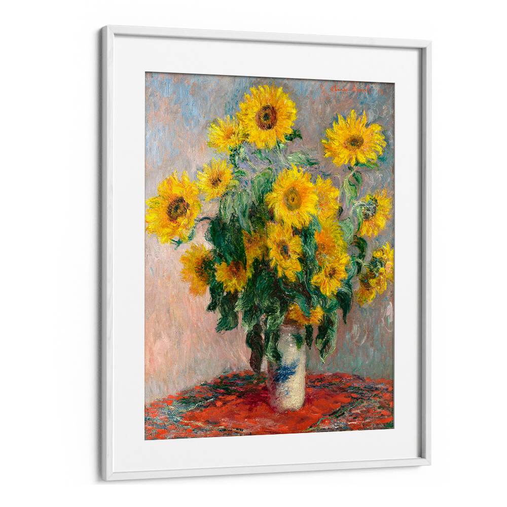 BOUQUET OF SUNFLOWERS (1881) , VINTAGE PAINTINGS