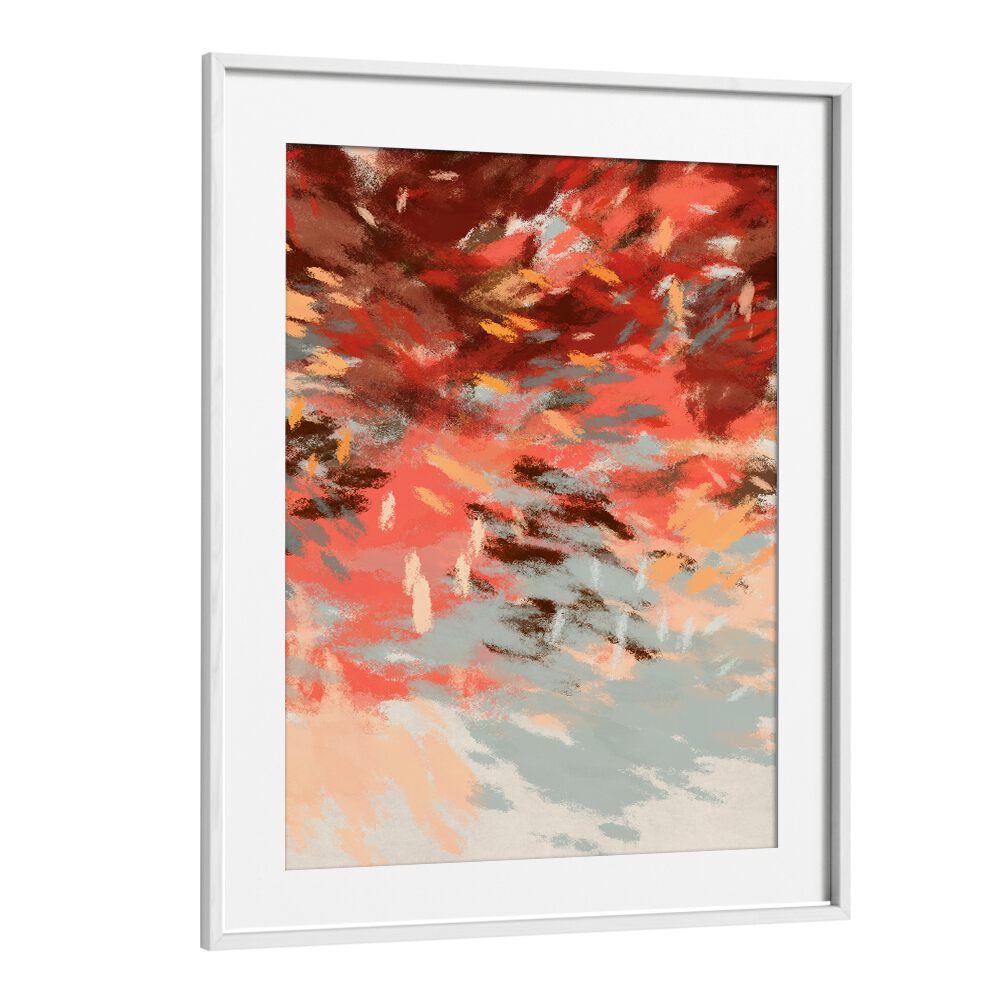 Vibrant hues and patterns in AUTUMN SHADOWS III, ABSTRACT PAINTINGS, capturing the essence of fall's beauty.