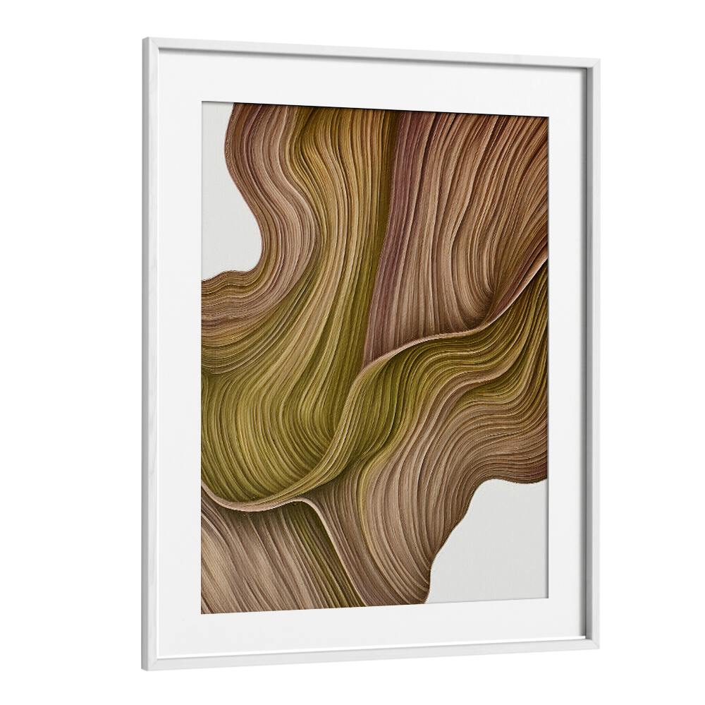 Elegant NATURE LINE VI, ABSTRACT PAINTINGS showcase swirling earthy tones, perfect for enhancing modern interiors.