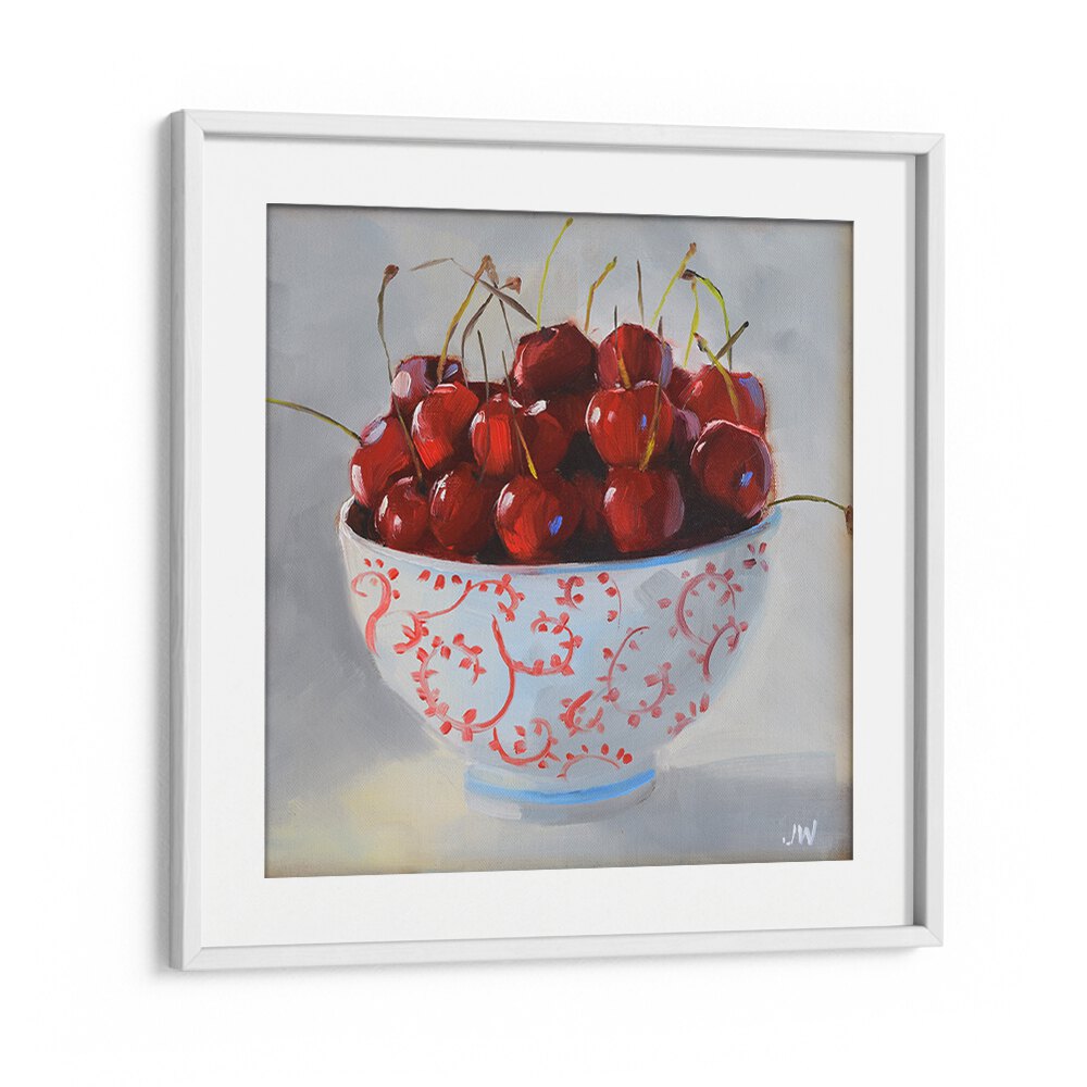 Vibrant MARITIME Kitchen Posters featuring a beautiful bowl of cherries to elevate your culinary decor.