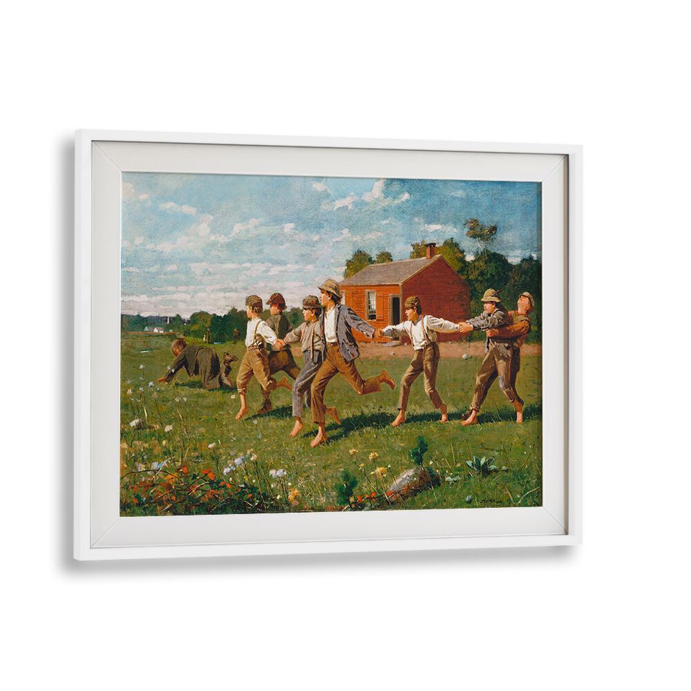 SNAP THE WHIP (1872)  ,  VINTAGE PAINTINGS