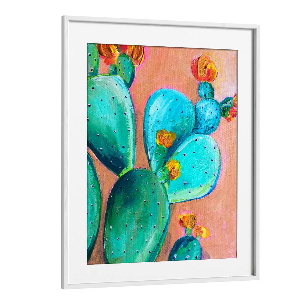 DESERT ROSE III , FLORAL FLOWER PAINTINGS