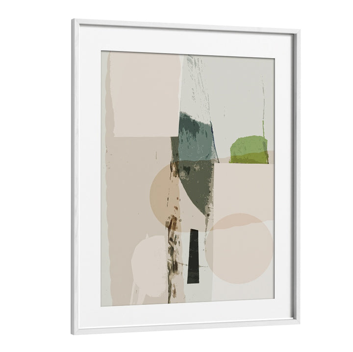 Stunning ABSTRACT NEUTRAL, ABSTRACT PAINTINGS featuring soothing beige and green tones, perfect for modern decor.