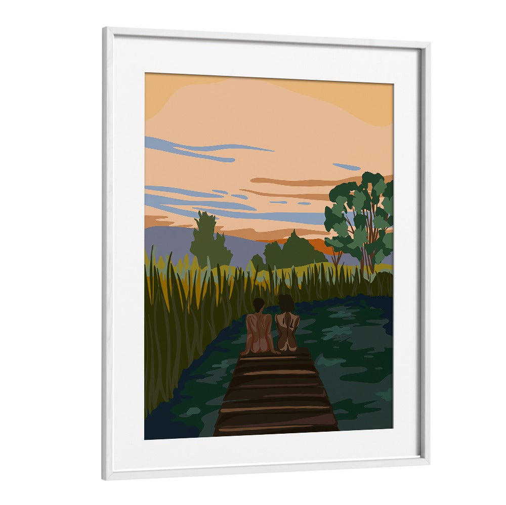 OH MIRROR IN THE SKY , LANDSCAPE PAINTINGS