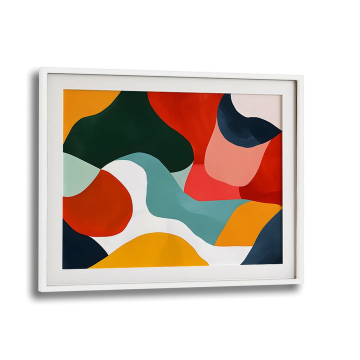 COLOURFUL MODERN CHEVRON ABSTRACT ART, ABSTRACT PAINTINGS