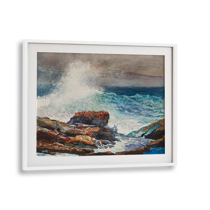INCOMING TIDE, SCARBORO, MAINE (1883) , VINTAGE PAINTINGS