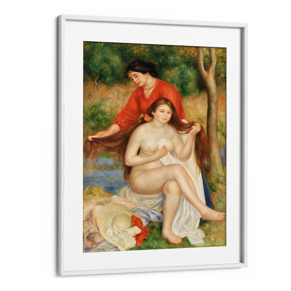 BATHER AND MAID : LA TOILETTE DE LA BAIGNEUSE (1900–1901) , VINTAGE PAINTINGS