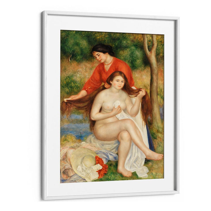 BATHER AND MAID : LA TOILETTE DE LA BAIGNEUSE (1900–1901) , VINTAGE PAINTINGS