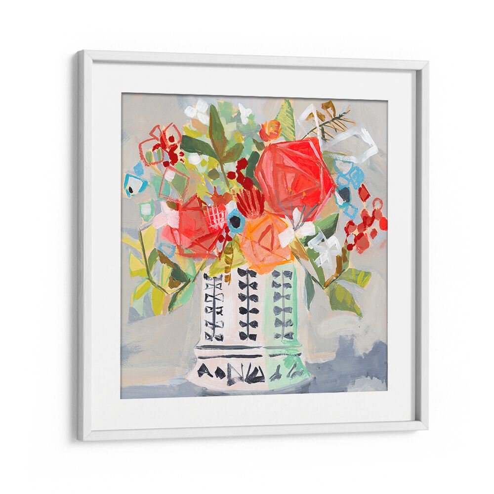 Vibrant MIRANDA S BOUQUET, FLORAL FLOWER PAINTINGS showcasing abstract blooms to enhance your living space.