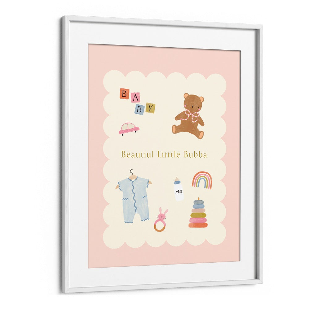 BEAUTIFUL LITTLE BUBBA BY DUCHESS PLUM , KIDS ROOM PAINTINGS , KIDS ROOM WALLART