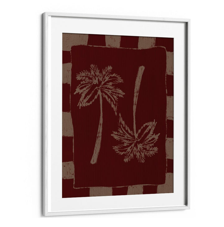 Boho art painting featuring palm leaves, perfect for creating a tropical vibe in your home with PALM PARADISE.