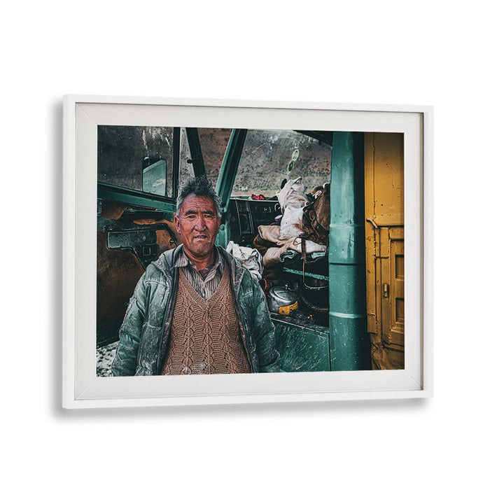 Urban portrait showcasing resilience, featured in ANGEL OF SALT, PHOTOGRAPHY PRINTS collection. Experience city life art.