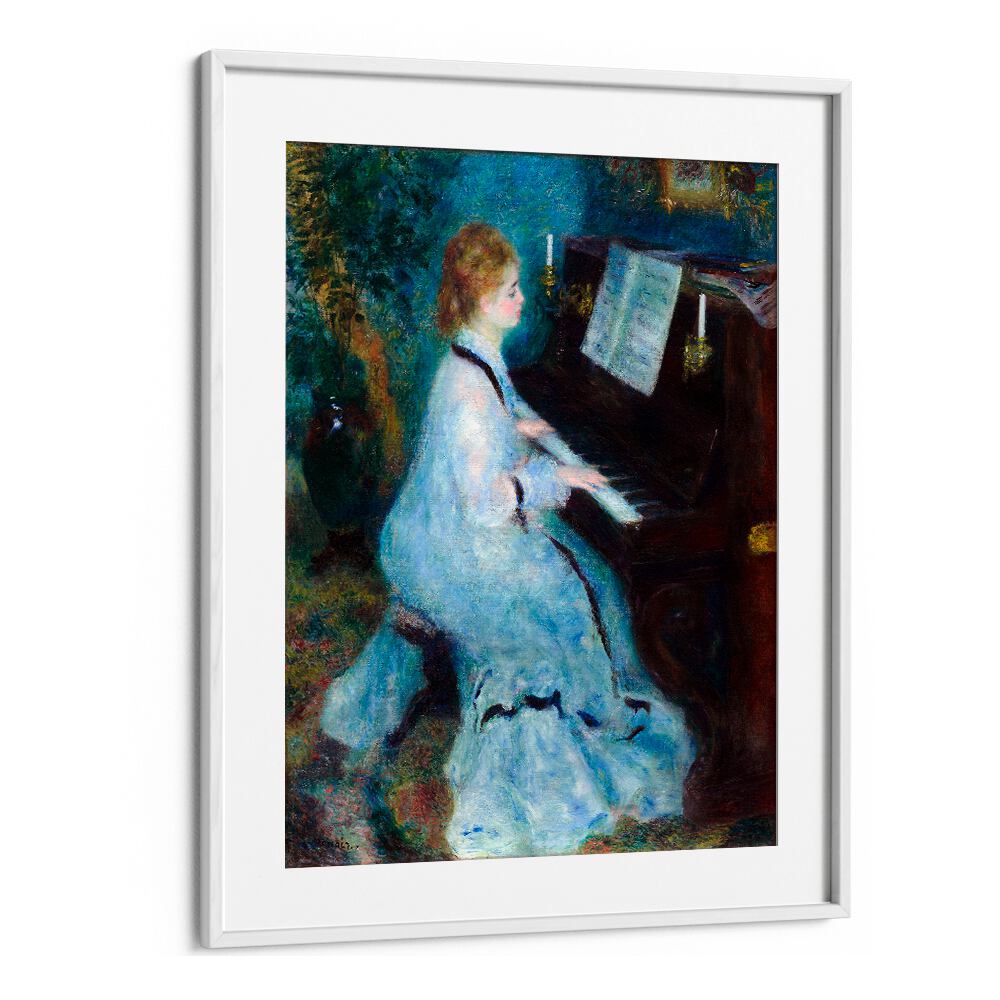 WOMAN AT THE PIANO (1875–1876) , VINTAGE PAINTINGS