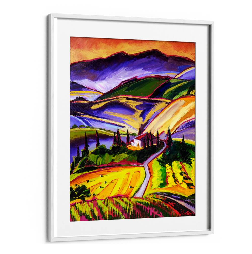 TUSCAN VINEYARD , LANDSCAPE PAINTINGS