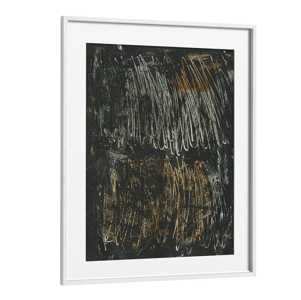 Framed LINES AND SCRIBBLE, ABSTRACT PAINTINGS showcase vibrant colors and expressive textures for artistic inspiration.