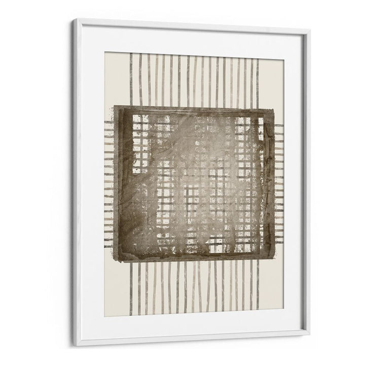 Stylish COCOA ROPES III, GEOMETRIC ART PRINTS featuring abstract shapes, perfect for modern home decor.