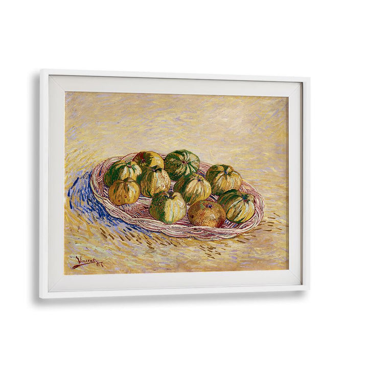 VINCENT VAN GOGH'S STILL LIFE, BASKET OF APPLES (1887) , VINTAGE PAINTINGS