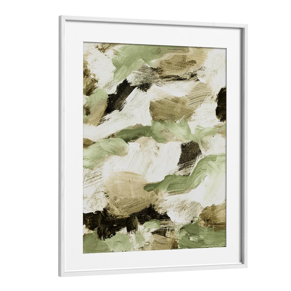Abstract Painting VI Green enhances decor with calming shades, perfect for modern spaces. A stunning abstract painting.